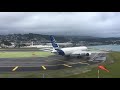 Wellington A350 takeoff