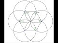 Comment construire un hexagone avec des cercles ?