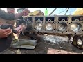 Rebuilding Komatsu Bulldozer Engine Completely | Restoretion of Komatsu D155-A Engine