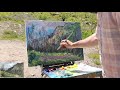 Plein Air Painting: Roaring Lion Canyon In Spring