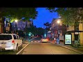 Driving Downtown in Philadelphia, at Night Pennsylvania USA 2024