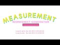 Measurement Worksheet Generator Review And my exclusive Bonuses