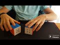 A MUST SEE!!! Solving 2 3x3 Rubik's Cubes In 36 Seconds, VERY COOL TO SEE!!!