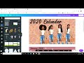 CANVA TUTORIAL: How To Create A Yearly Calendar In Canva!!