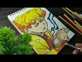 how to draw demon slayer zenetsu || anime drawing video