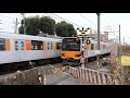 ふみきり沢山 東武東上線　Japan Railway crossing Tobu Tojo LINE RAILWAY(japan)