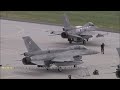 Polish Air Force, NATO. Very powerful F-16C/D Fighting Falcon fighters in training.