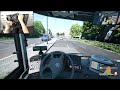 THE WORST BUS DRIVER IN THE WORLD!!! - THE BUS (Steering Wheel + Shifter) Gameplay