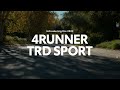 Warm Up: 2022 4Runner TRD Sport | Toyota