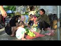 Harvest Guava to sell at the market - Hung stays home to cook rice for the Pigs | Thuy & Hung's life