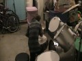 7 yr old Judah Spencer on acoustic drum set-yikes...