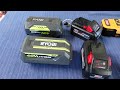 Power Tool Battery Pack Comparison