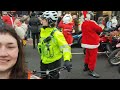 CHAOS at Bristol Palestine protest march 🧑‍🎄#santaonabike