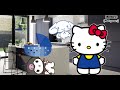 Kuromi, my melody, Pompompurin, and cinnamoroll go grocery shopping (made in capcut) DONT REPOST!