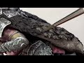 Painting 100 HOURS with THICK Layers | INCREDIBLE result in DIORAMA with a Chaos Barbarian