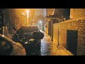 [4K] Heavy Rain Midnight Walk ASMR - Thunder Lightning in Seoul Alleys | 천둥과 번개, 폭우의 밤, 서울  골목길 걷기