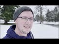 PNW Man's First Experience in Snow - Disc Golf Vlog