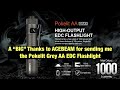 New Acebeam Grey AA Pokelit 1,000LM EDC Flashlight Unboxing, Review with Beamshots