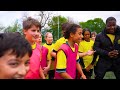 100 KIDS vs 10 YEAR OLD PRO FOOTBALLER