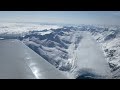 Harriman Glacier, Alaska from an experimental Mustang II