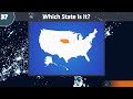 50 US State Quiz. Guess the US State on the Map.