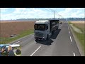 Mercedes benz ACTROS 3351 6x4 | Francia | Euro Truck Simulator 2 | v1.50 | Logitech g29 gameplay