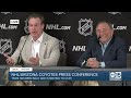 LIVE: NHL and Arizona Coyotes hold press conference after announcement of team's move to Utah