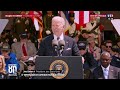 Cérémonie franco-américaine : le discours de Joe Biden