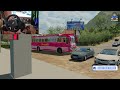 VOLANT PRIVATE BUS DRIVING WITH STEERING WHEEL ETS2 GAMEPLAY |KK GAMERZ Extrazz| #10