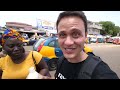 Street Food in Ghana - GIANT CHOP-BAR LUNCH and West African Food Tour in Accra!