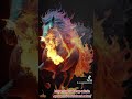 19. November 2023 Pferd künstlerisch farbig /bunt und in Flammen