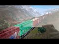 Texas & Rio Grande Western Freight Train in Aurora Canyon USA