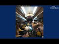 'Europe's on fire': Ryder Cup victory celebrated with raucous bus journey