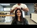 I CUT MY WIFE'S HAIR ( How To Do a Layered Haircut - Hairwash Sound )