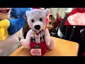 Gemmy 2022 Animated Singing Polar Bear with Penguin Trio Christmas Decor (Sings: Let it Snow)🎅☃️🎄