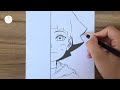 How to draw Himawari Uzumaki || How to draw anime step by step || Easy anime drawing