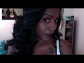*EASY* How To Curl A Synthetic Wig With A Curling Iron | NO PINNING!  | Isis BS202