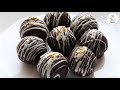No Bake, Stuffed Oreo Balls Recipe | Chocolate Cream Filled Fudgy Oreo Balls  ~ The Terrace Kitchen