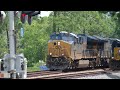 CSXT M-605 With A Friendly Crew!!