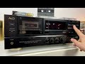 Audio cassette TDK MA (1992) - unwrapping & tape calibration