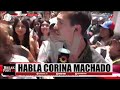 CORINA MACHADO HABLÓ DE LA CHANCE DE SER DETENIDA EN ENTREVISTA DURANTE LA MOVILIZACIÓN | BREAKPOINT