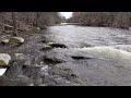 With music. Canadian Nature ASMR. Gentle stream sounds 4 Minute Relaxation Meditation.