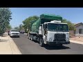 Waste Management Tucson ⇨ Autocar Mcneilus CNG Rear loader