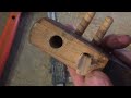 “drilling out” WOODEN DOWELL PEGS (woodworking 101) furniture repair