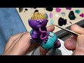 Painting a Retro Space Gal - Color Selection & Glaze Blending