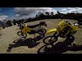 DRZ400e Tattersalls Rd with Lee