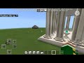 I built the acropolis from athen into Minecraft