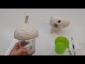 Acorn Fairy House Cardboard, Glass Jar,  Air Dry Clay Craft Idea - DIY