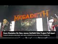 Dave Mustaine On Why He And James Hetfield Don't Speak Anymore