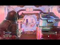 No mans sky: exploring a derelict freighter.